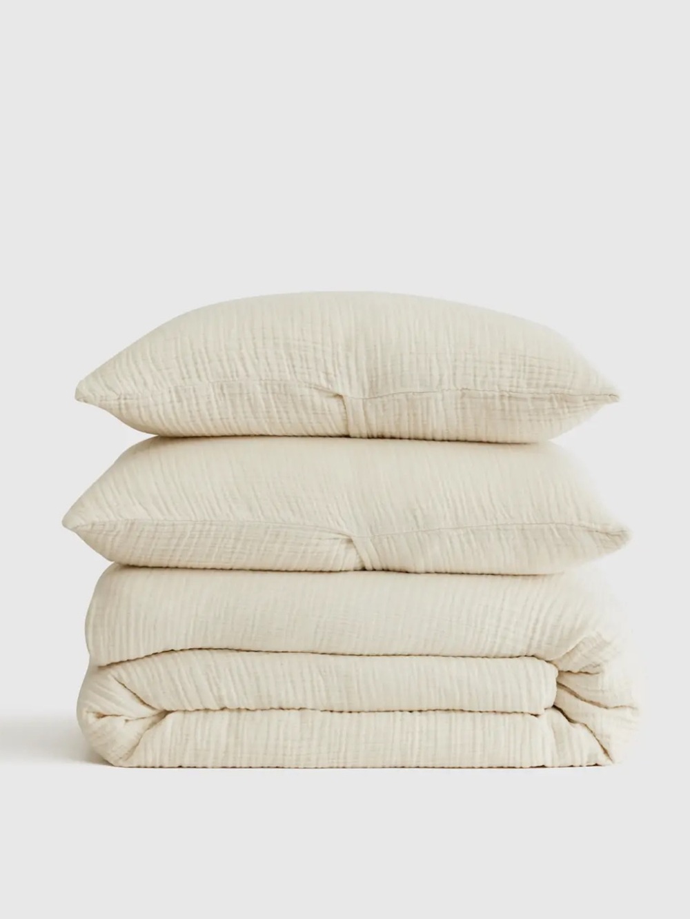 Quince Organic Cotton Gauze Duvet & Shams